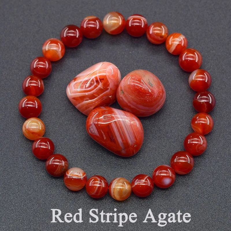 Natural Gemstone Bracelets 8mm (Choose your stone)