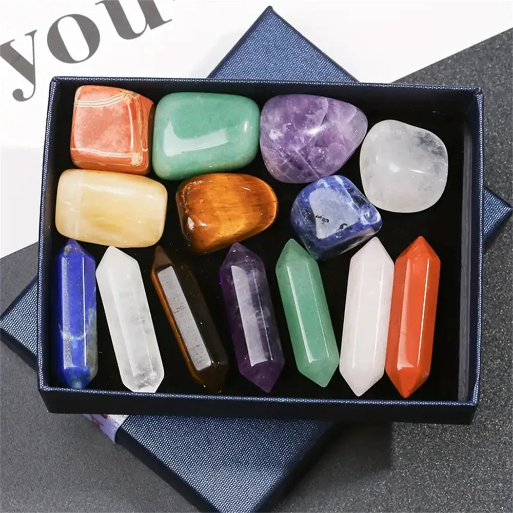 14pcs Crystals and Gemstones Set