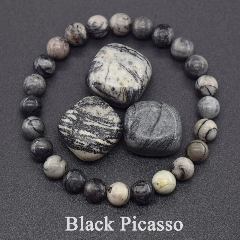 Natural Gemstone Bracelets 8mm (Choose your stone)