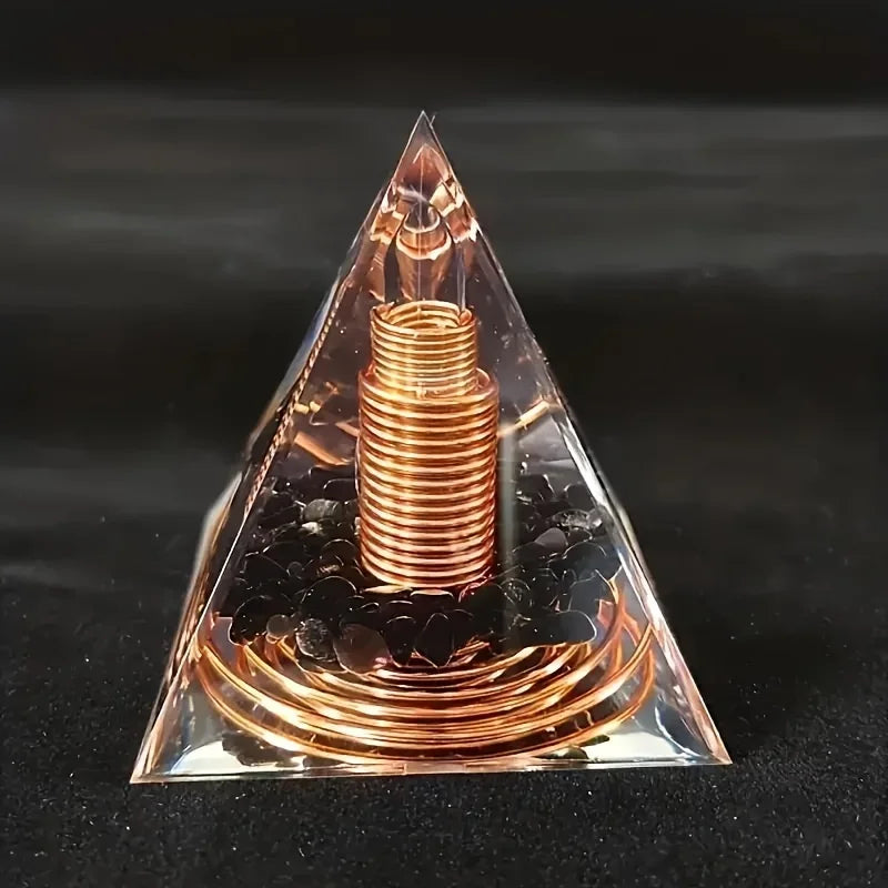 Copper Orgonite Pyramid - EMF Protection and Energy Amplifier