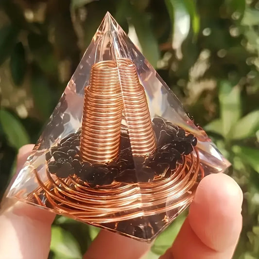 Copper Orgonite Pyramid - EMF Protection and Energy Amplifier