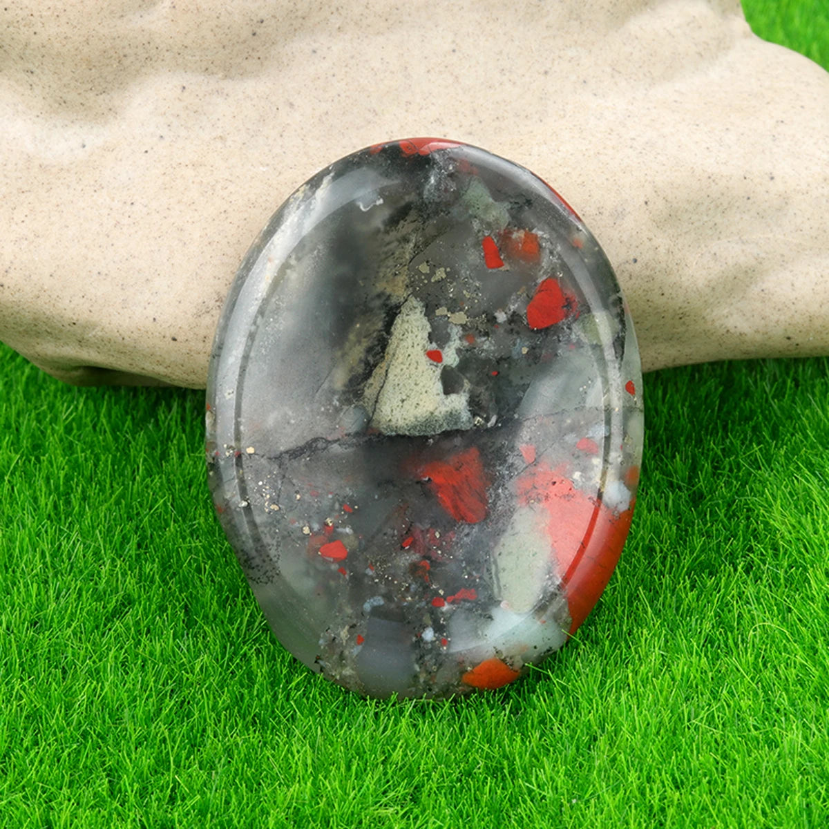 Thumb-sized Natural Gemstone (35x45 mm)