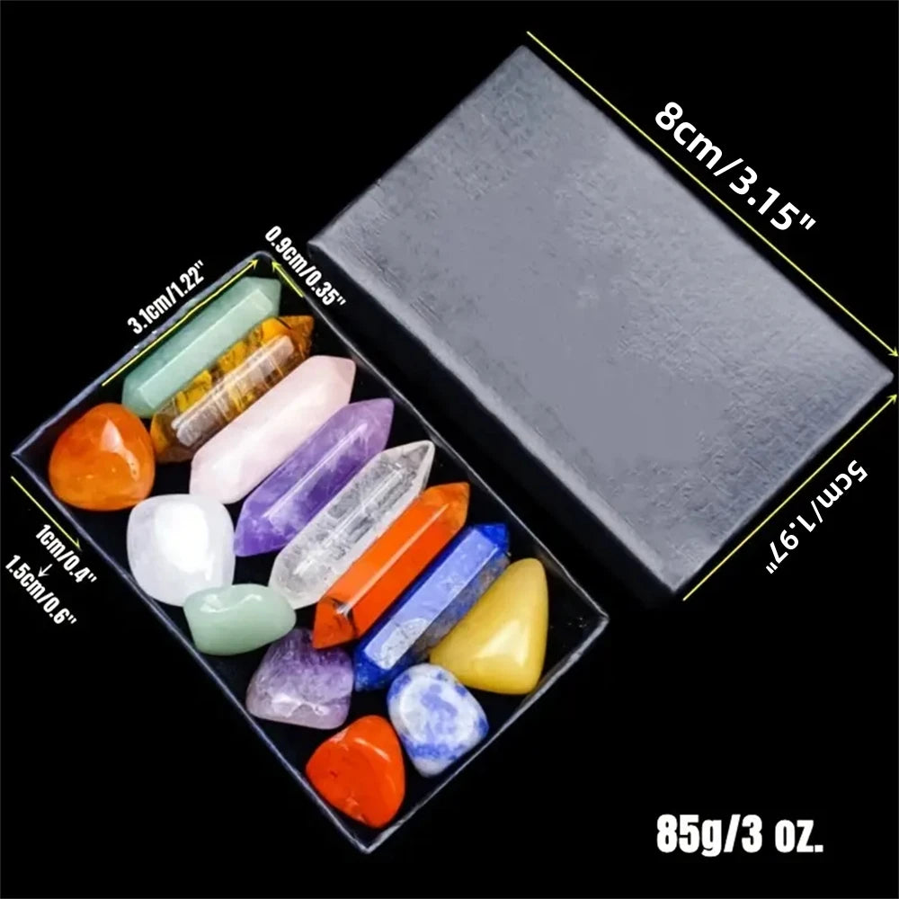 14pcs Crystals and Gemstones Set