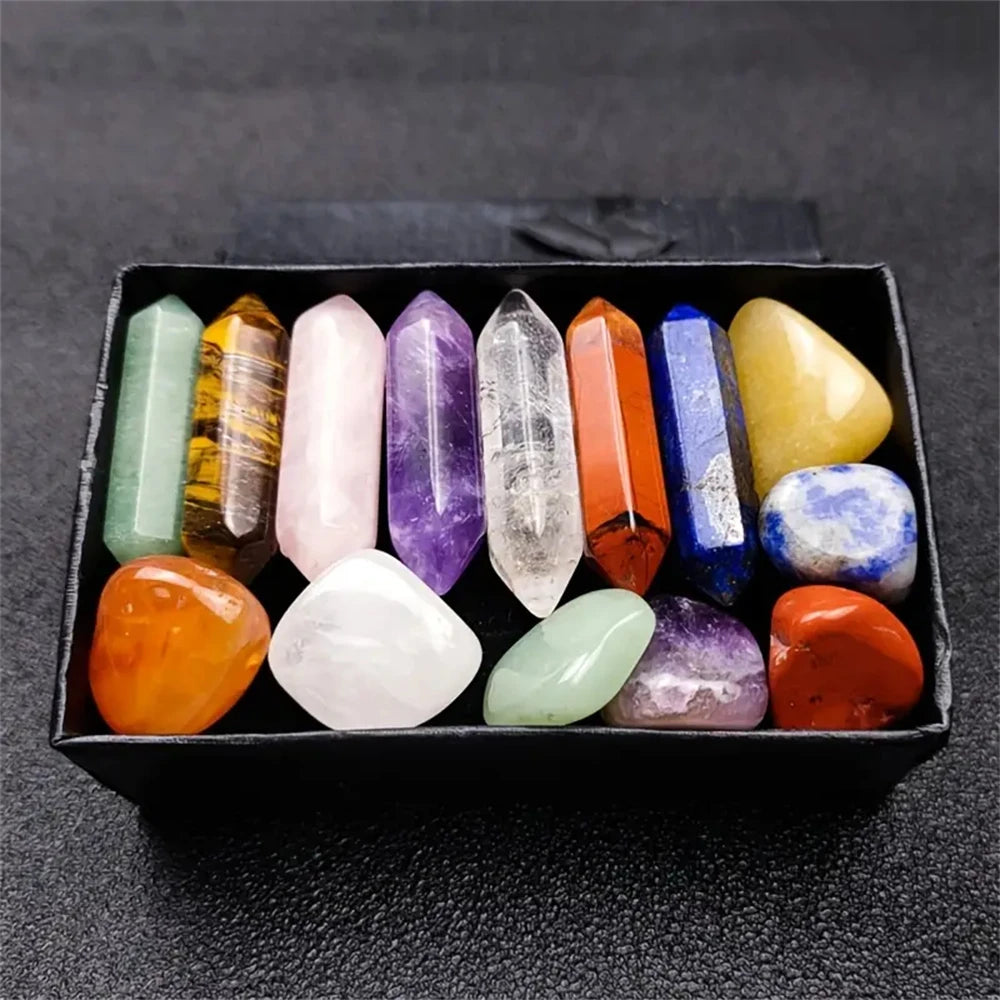 14pcs Crystals and Gemstones Set