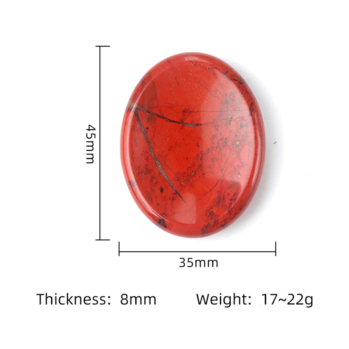 Thumb-sized Natural Gemstone (35x45 mm)