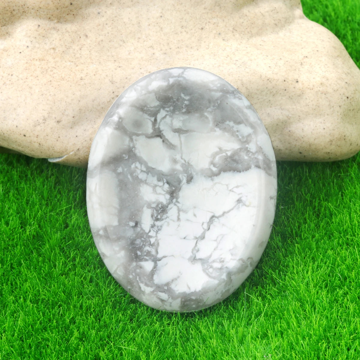 Thumb-sized Natural Gemstone (35x45 mm)