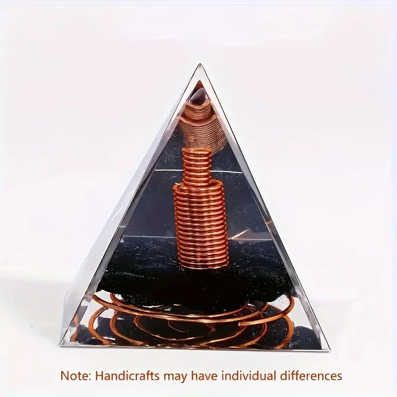 Copper Orgonite Pyramid - EMF Protection and Energy Amplifier